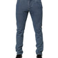 Blue Cotton Stretch Slim Fit Men Denim Jeans