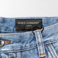Blue Distressed Ripped Denim Trouser Jeans