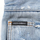 Blue Distressed Ripped Denim Trouser Jeans
