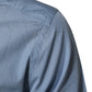 Blue Cotton Collared GOLD Formal Dress Shirt