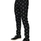 Black DG Monogram Cotton Skinny Denim Jeans