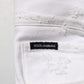 White Distressed Ripped Denim Trouser Jeans