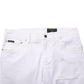 White Ripped Cotton Skinny Men Denim Jeans