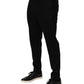 Black Cashmere Dress Formal Men Trouser Pants