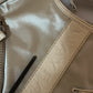 White Shoulder Crossbody Sling Fabric Purse