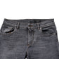 Dark Gray Cotton Stretch Skinny Denim Jeans