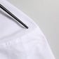 White Cotton GOLD DGPatch Formal Dress Shirt