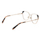 Gold Women Glasses Frame