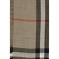 Check Reversible Wool and Silk Scarf