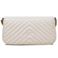 White Calfskin Crossbody Bag