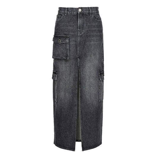 Black Cotton Skirt