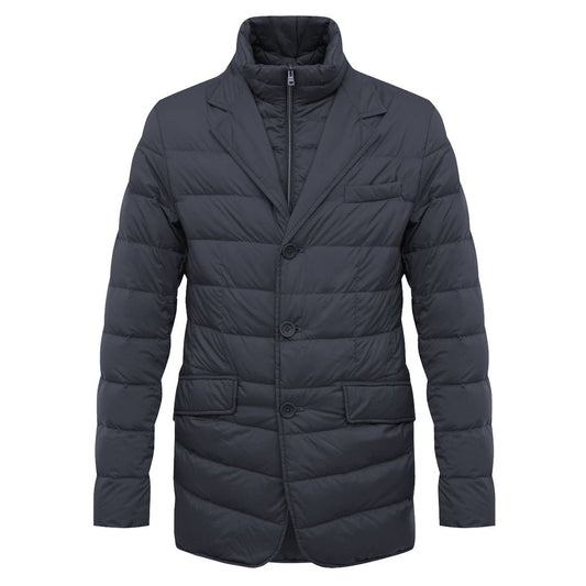 Blue Polyamide Jacket