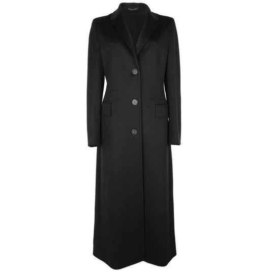 Black Wool Jackets & Coat