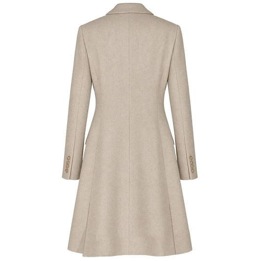 Beige Wool Jackets & Coat