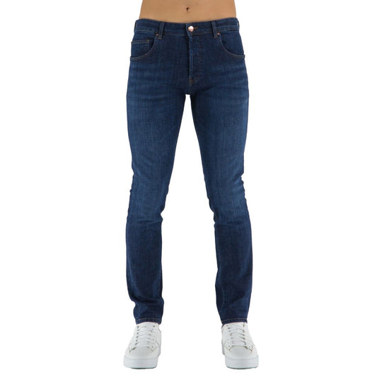 Blue Cotton Jeans & Pant