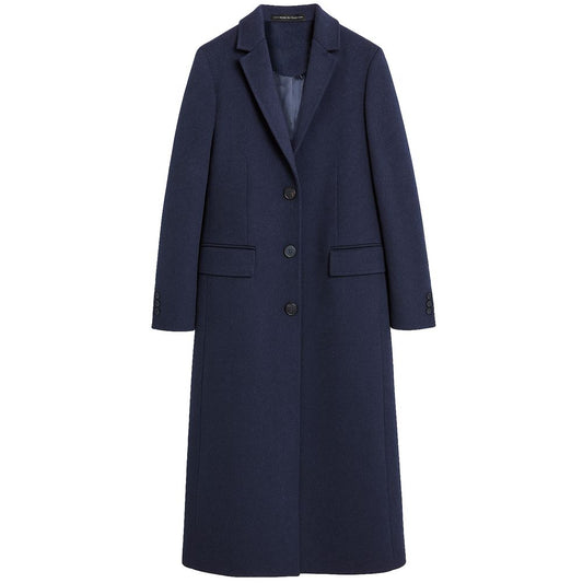 Blue Wool Jackets & Coat