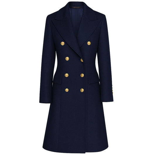 Blue Wool Jackets & Coat