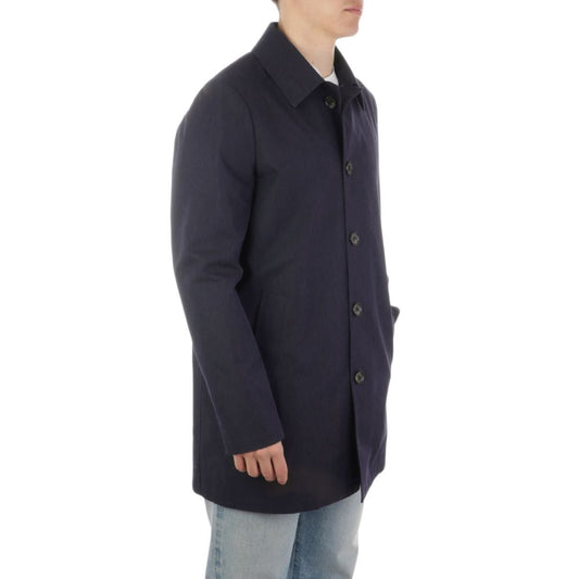 Blue Polyester Jacket