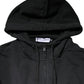 Black Logo FullZip Hooded Sweatshirt Sweater