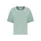 Green Cotton Tops & T-Shirt