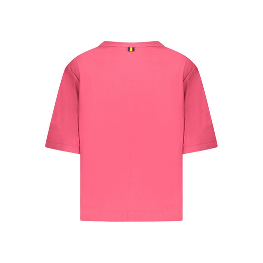 Pink Cotton Tops & T-Shirt