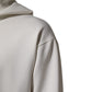 White Logo Hooded Men Sweatshirt  Sweater