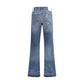 Kick Boot Jeans stencil color mid rise