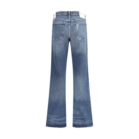 Kick Boot Jeans stencil color mid rise