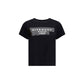 Cotton T-shirt with print black givenchy tape