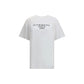 Boxy cotton T-shirt with givenchy tape print