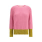 Color block wool Sweater