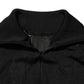 Black Viscose Turtle Neck Pullover Sweater
