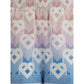 Gradient Heart Monogram Silk Shorts