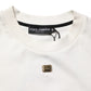 White DG Logo Crew Neck Sweatshirt Sweater