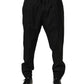 Black Drawstring Men Jogger Sweatpants Pants