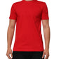 Red Goodluck 2023 Cotton Crew Neck T-shirt