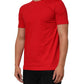 Red Goodluck 2023 Cotton Crew Neck T-shirt