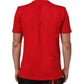 Red Goodluck 2023 Cotton Crew Neck T-shirt
