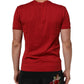 Red Crown Bee Cotton Short Sleeve T-shirt