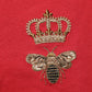 Red Crown Bee Cotton Short Sleeve T-shirt