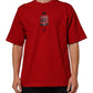 Red Logo Eye Print Cotton Short Sleeve T-shirt