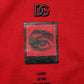 Red Logo Eye Print Cotton Short Sleeve T-shirt