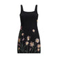 Le Sable sequin-embellished floral mini Dress