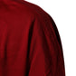 Maroon LogoCrown Cotton Half Sleeve T-shirt