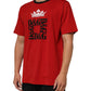 Red Logo Crown Cotton Short Sleeves T-shirt