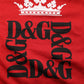 Red Logo Crown Cotton Short Sleeves T-shirt