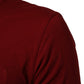 Maroon Logo Crew Neck Short Sleeve T-shirt