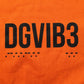 Orange DGVIB3 Crew Neck Short Sleeves T-shirt