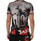 Multicolor Agrigento Dance Jazz Music Print T-shirt