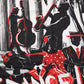 Multicolor Agrigento Dance Jazz Music Print T-shirt